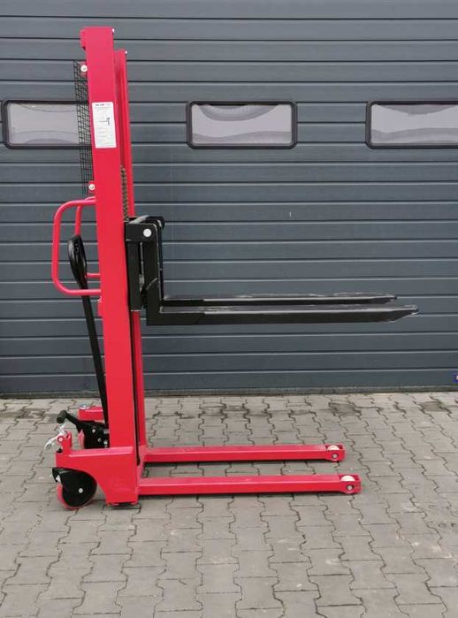 Nowy WÓZEK PALETOWY PODNOŚNIKOWY masztowy sztaplarka 1000kg 2000kg