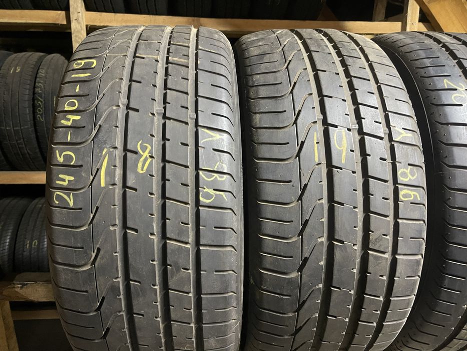 Шини літо 245/40R19 + 275/35R19 Pirelli Pzero різно широкі 4шт