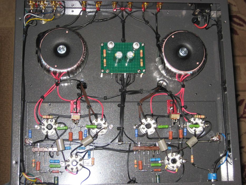Ламповий двотактний підсилювач 6п3с. Новий.