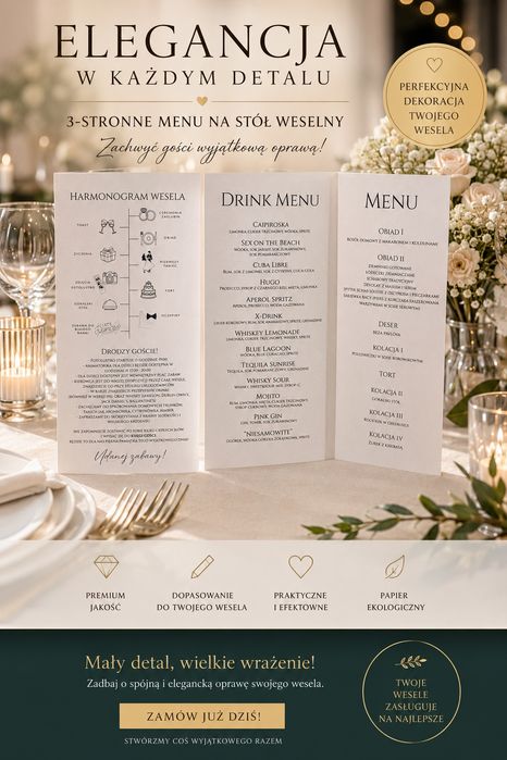 Menu Weselne  3w1