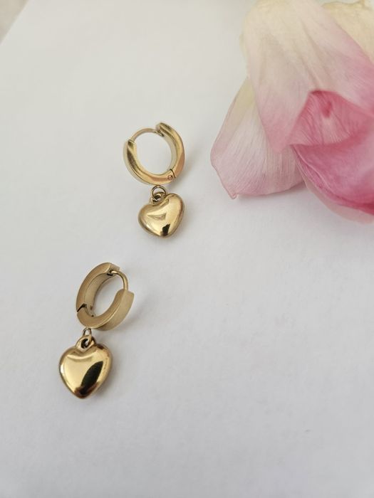 Kolczyki w kształcie serca