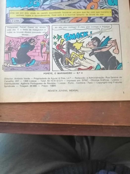 Livro Popeye o marinheiro
