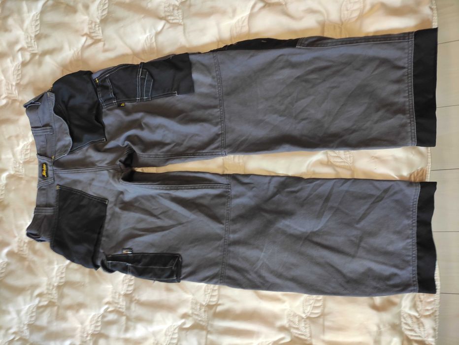 Męskie spodnie robocze dekarskie Snickers Canvas 3314 r. 48 jak new