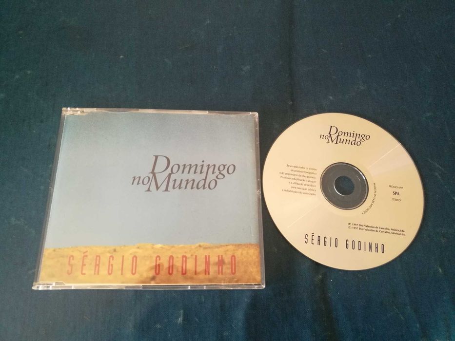 SERGIO GODINHO - Domingo No Mundo	CD Single promo