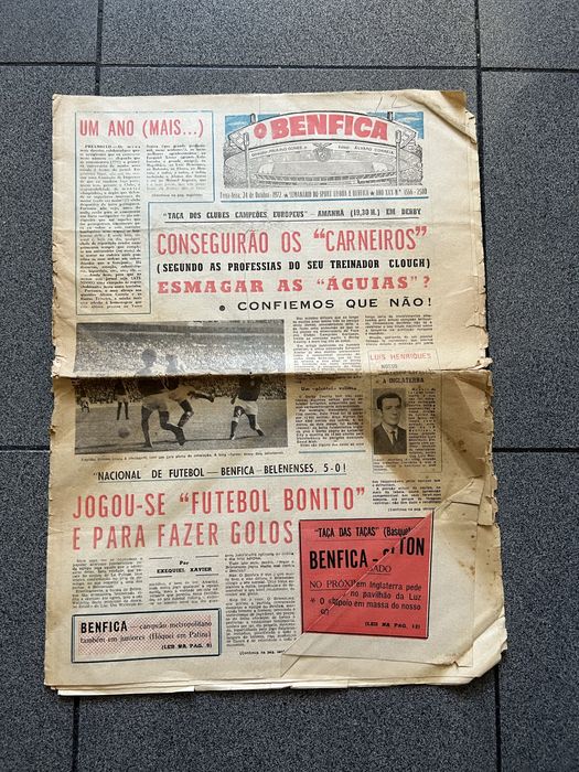 Jornal O BENFICA - Outubro 1972