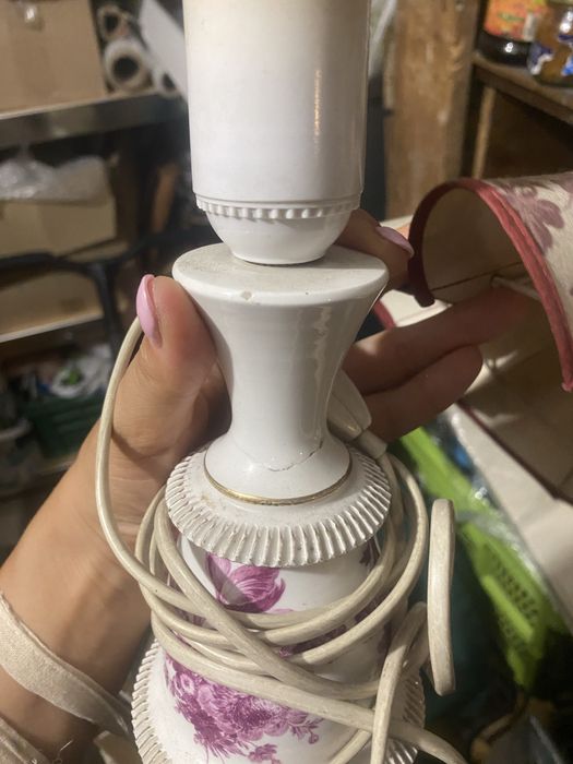 Lampa stołowa retro vintage
