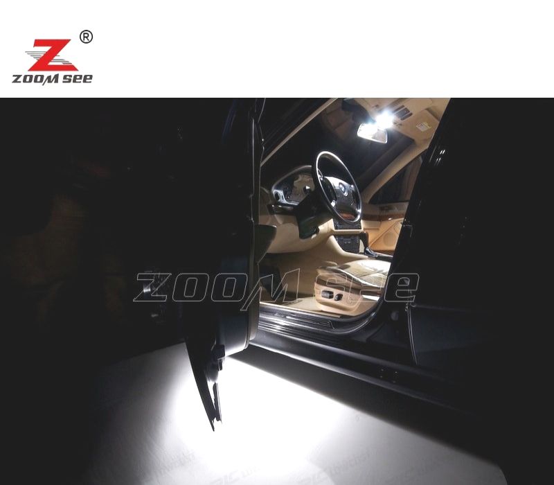 Kit completo de 21 lâmpadas LED interior BMW E39 5 series 530d 525d 520d 520i 525i 528i 530i 540i M5 sedán 96-03