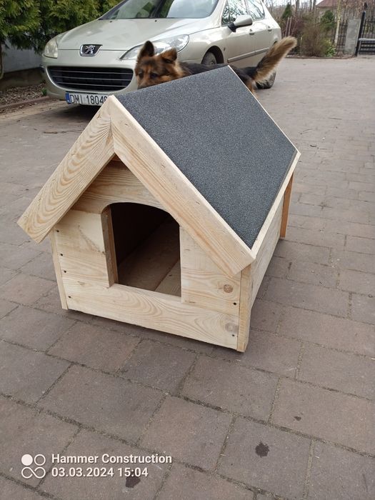 Buda dla psa solidne drewno zapraszam!Promocja