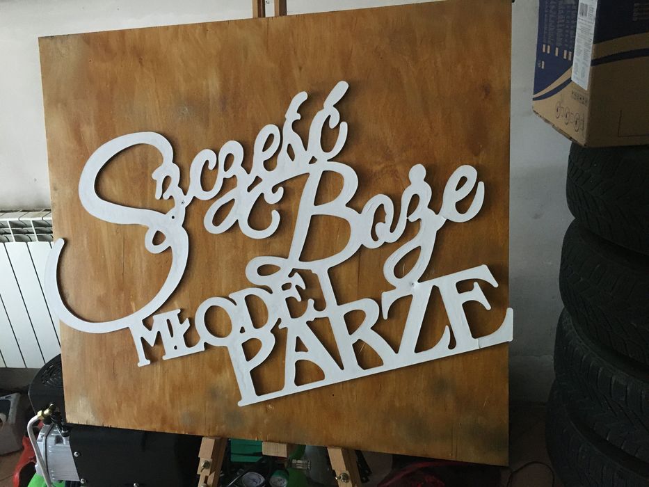 Powitalna tablica weselna