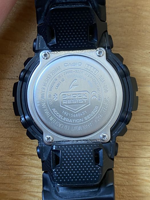 Zegarek Casio G-Schock GBA800 czarny