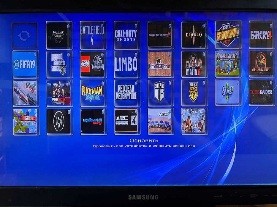 PlayStation 3 PS3 4 Slim 500gb с играми 1 джойстик плойка ПС детям