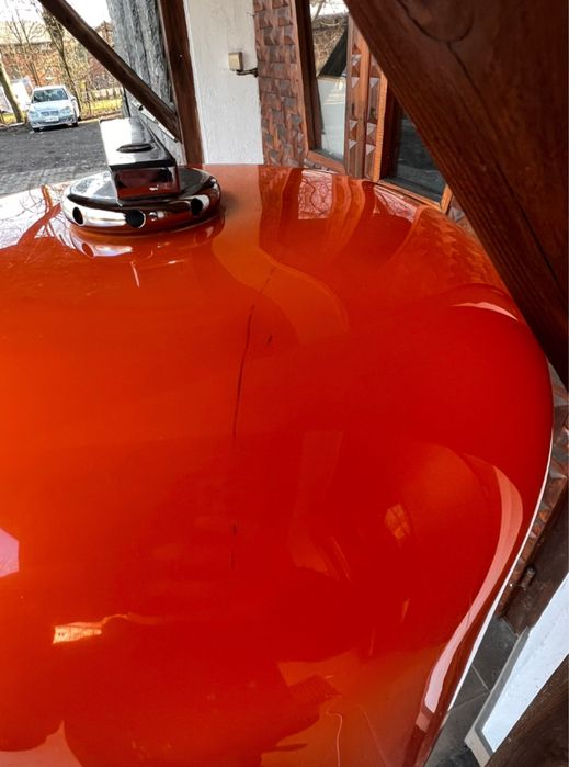 Guzzini lampa podlogowa Alvise. Projekt Luigi Massoni. Mid century