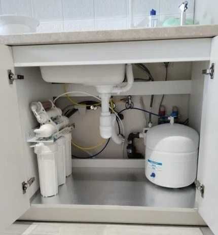 Зворотній осмос 5 ступенів очищення води ефективний фільтр для дому