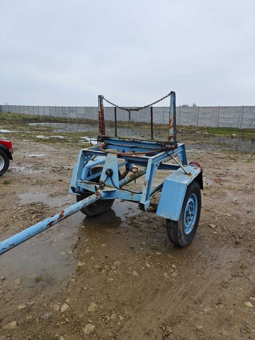 Przyczepa dłużycowa dłużyca EIGENBAU DMC 680 kg stali drutu słupów A/2