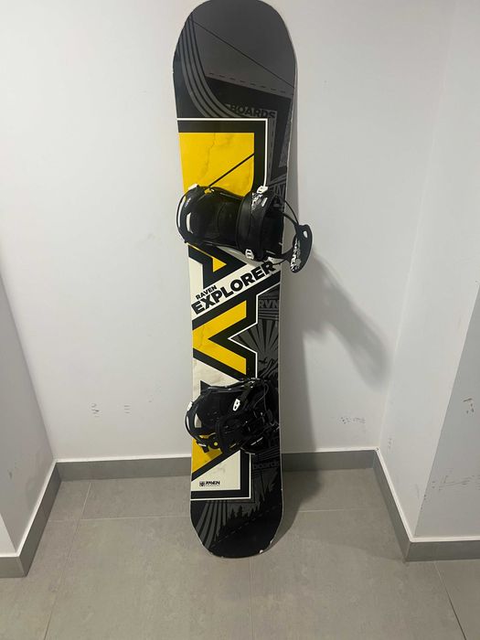 Snowboard Raven explorer 163W/WIDE + wiązania