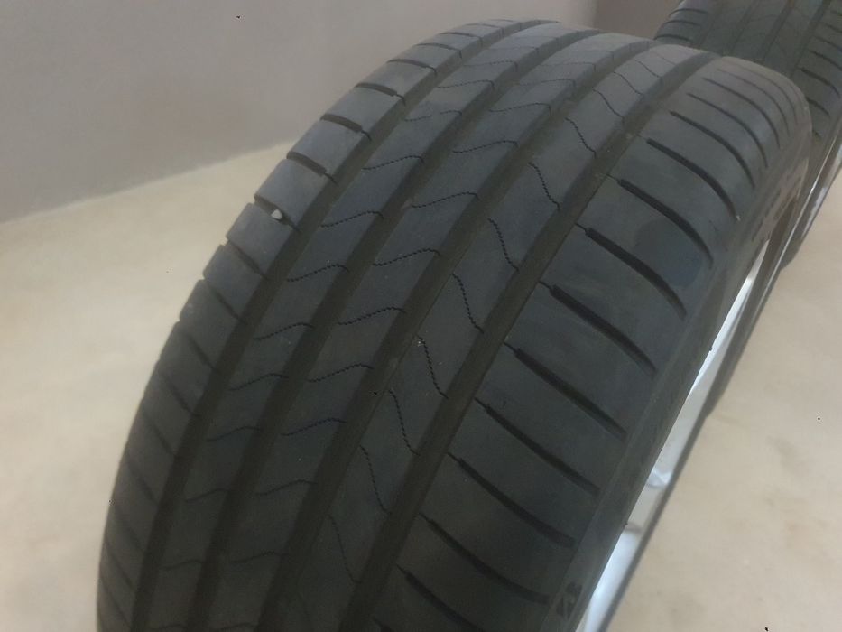 Jantes audi originais 17 5x112 com pneus