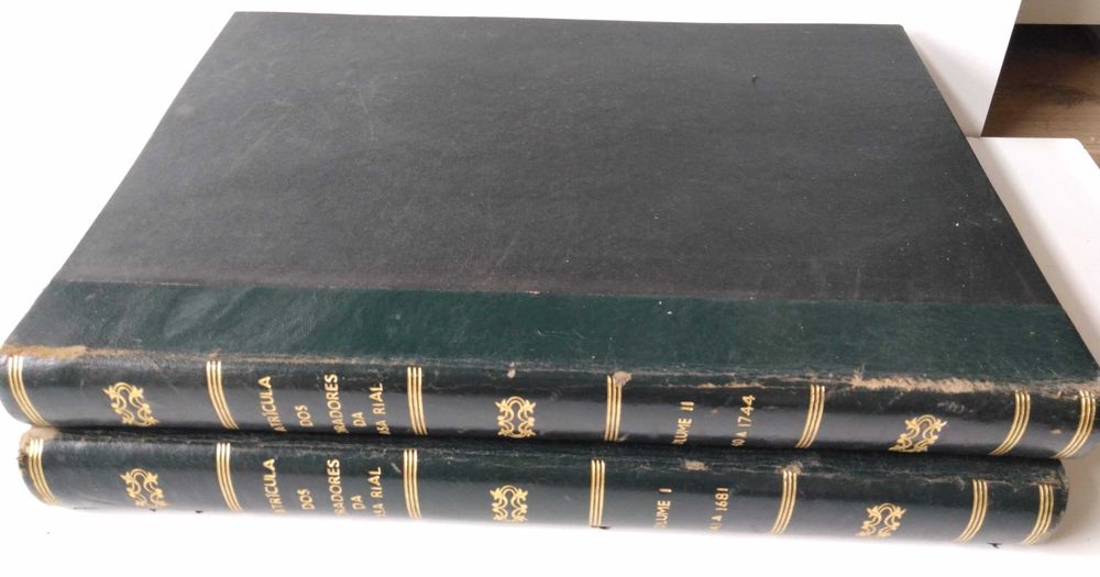 livro: "Inventario dos livros de matrícula dos moradores da Casa Real"