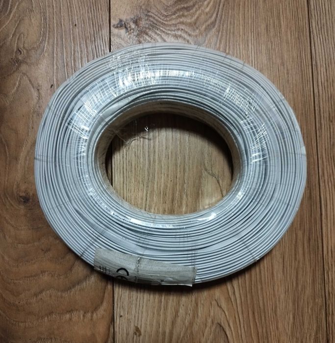 Kabel przewód telefoniczny XTREME płaski biały 100 mb kp-6