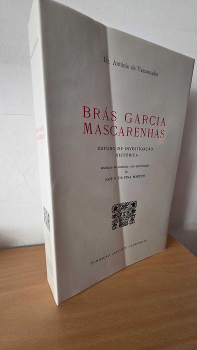 Livro "Brás Garcia Mascarenhas" - Estudos de Investigação Histórica" de António de Vasconcelos