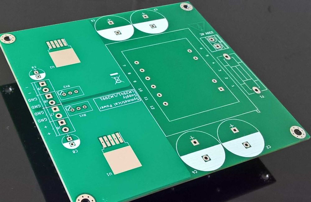 Płytka pcb - Zasilacz symetryczny