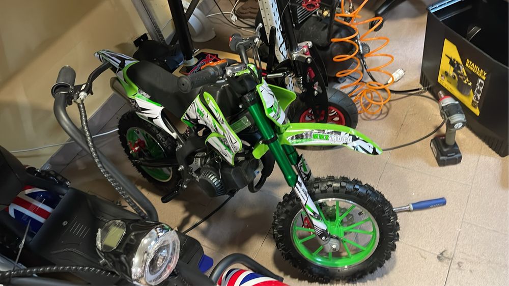 Motos cross 49cc modelos novos com garantia