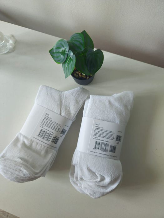 Nowe Skarpety Nike Everyday Cushioned Crew Białe 2 po 3-pack M 38-42