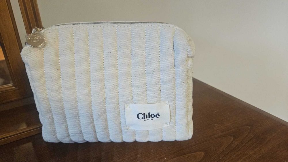 Chloé – nowa, elegancka kosmetyczka | naturalny len | pojemna