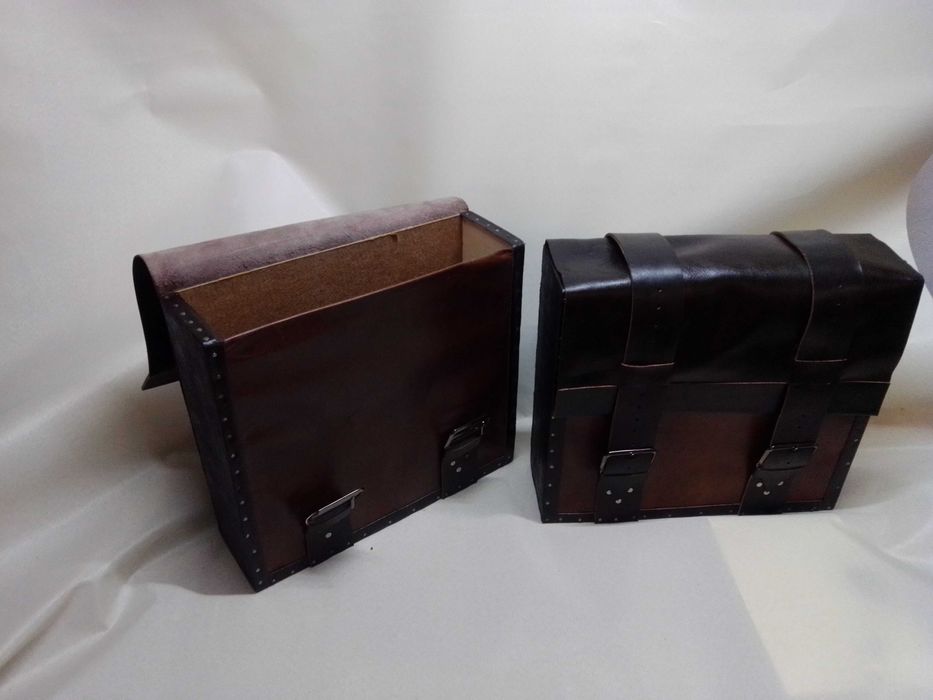 Mala/alforje para moto classica