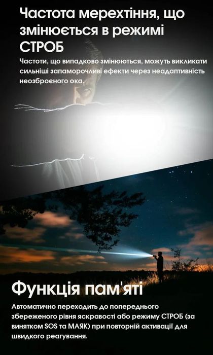 1300 метрів Дальнобійний ліхтар Nitecore MH40Pro + акумулятор 10000мАг