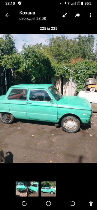 ЗАЗ 968м не находу