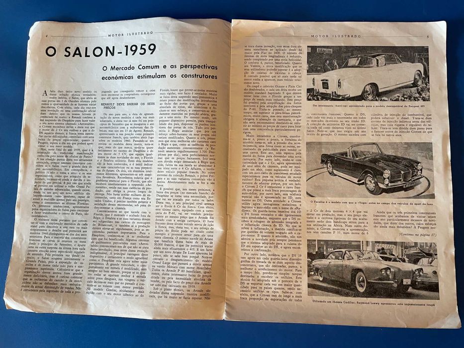 Motor Ilustrado Nº 56-7-8 Agosto - Setembro - Outubro 1959