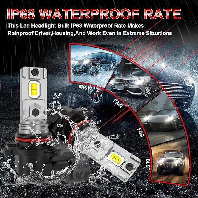 Żarówka Led 9012 Hir2, 22000 Lumenów 6500 K 600% Biała