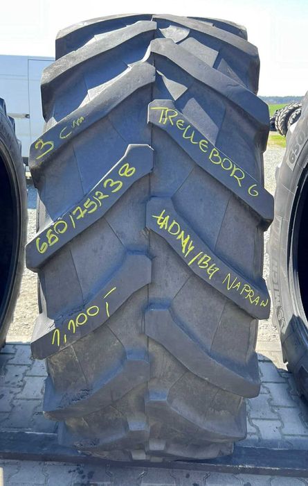 1x 650/75R38 Trelleborg TM900 High Power