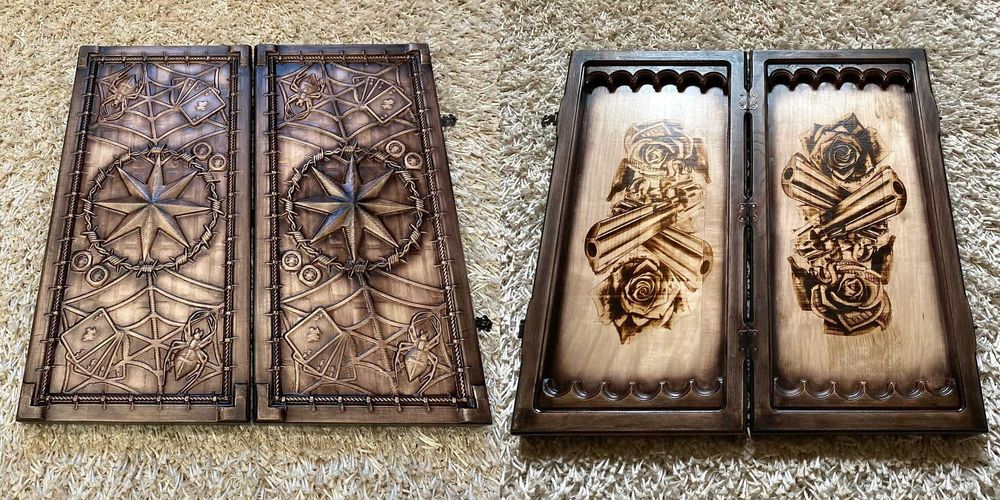 Нарды и шахматы наборы на подарок от производителя