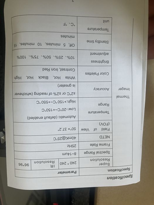 Kamera termowizyjna