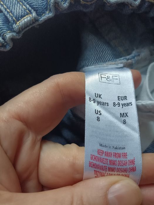 Jeansy F&F ok 128