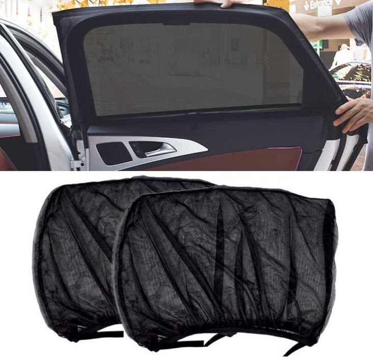 Osłona przeciwsłoneczna na szybę do samochodu auta siatka roleta 2