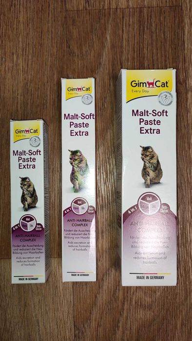 Паста котам для виведення шерсті Gimcat Malt-Soft Paste Extra