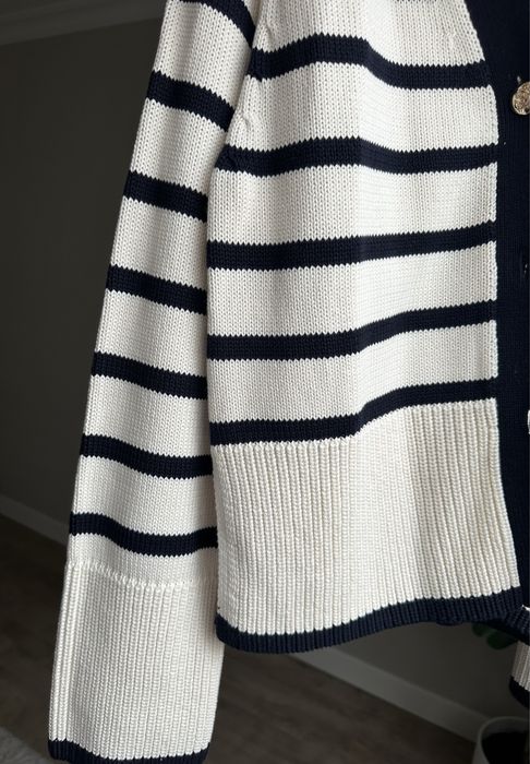 Кардиган, кофта в полоску, Massimo dutti