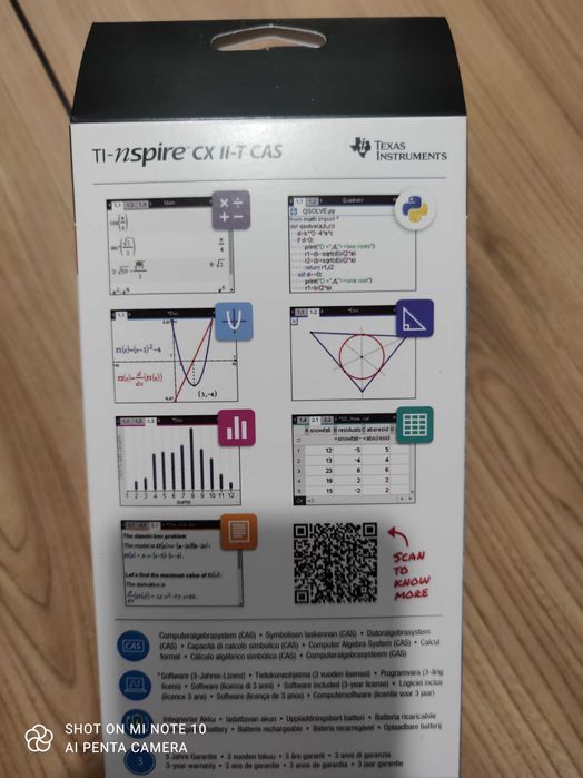Calculadora grafica Texas TI-nspire CX-II-T CAS
