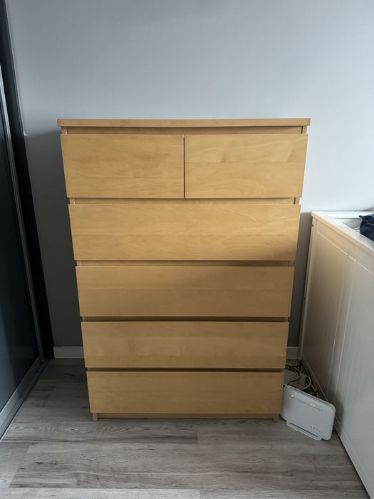 Komoda MALM  6 szuflad