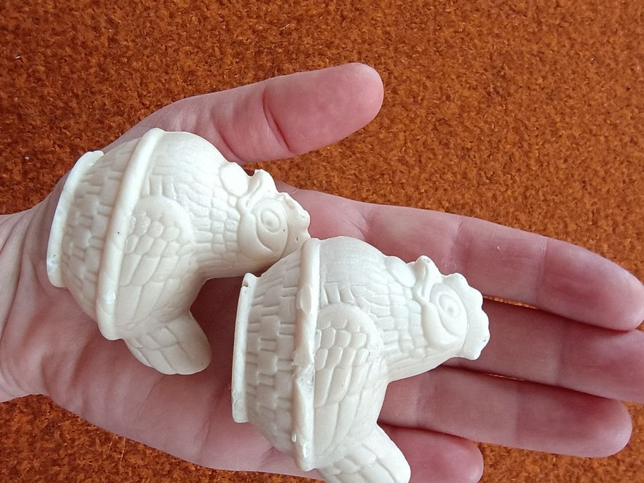 Kurki z białej czekolady