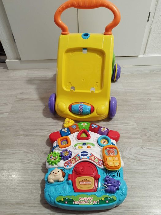 Andador/ andarilho interativo 2 em 1 da Vtech