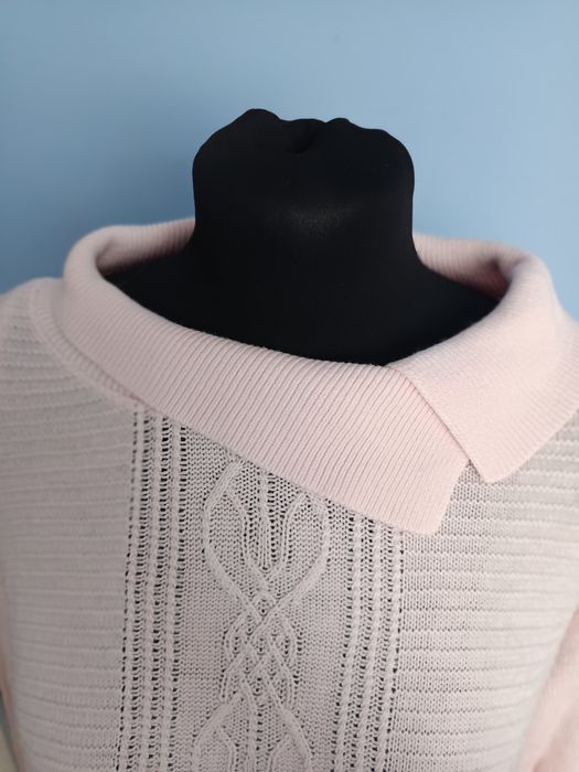 Śliczny różowy sweter Canda – idealny na każdą okazję! M
