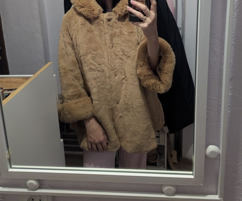 Еко шубка в дуже хорошому стані