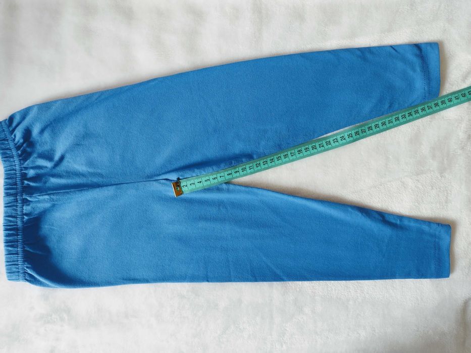 Legginsy niebieskie rozmiar 116 nowe