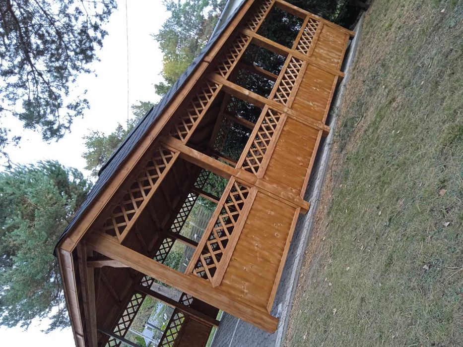 Altana drewniana Walencja 6 x 5. Producent. Szybki montaż