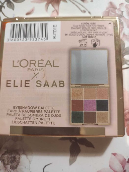 Cienie do powiek L'Oreal Paris Paleta cieni Elie Saab 01 16g Nowe!!!