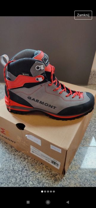 BUTY GARMONT ASCENT GTX  gray-red 41,5 nowe