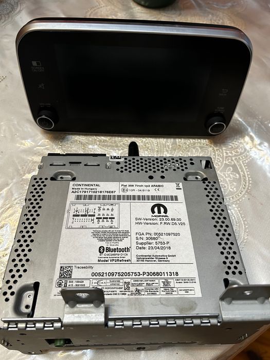 Radio Fiat Tipo II + Wyświetlacz